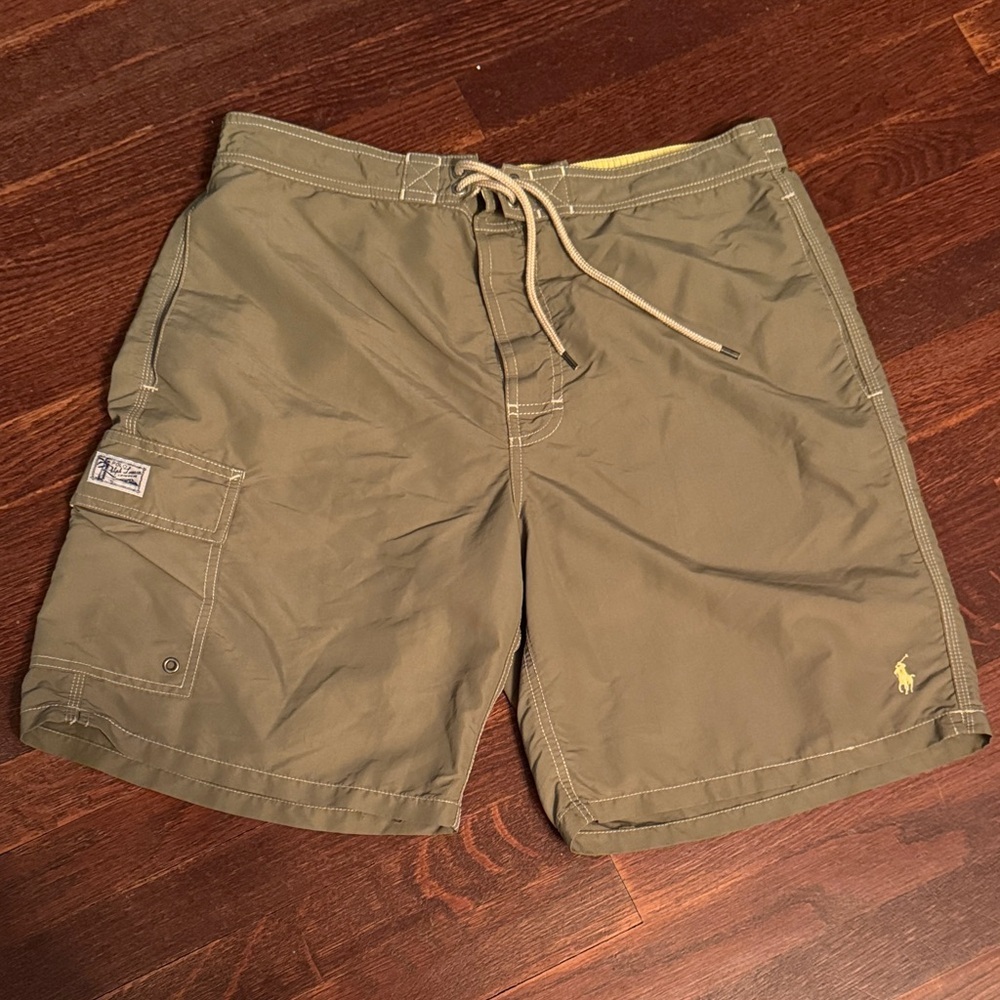 Polo by Ralph Lauren Olive Swim Trunks